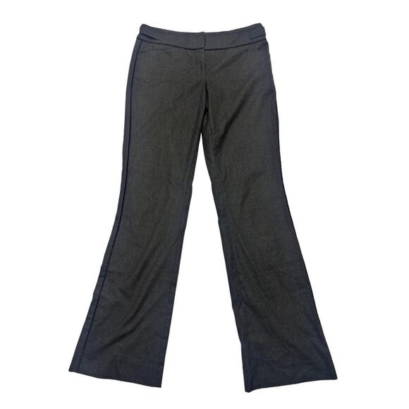 BeBe Size 0 Vintage Low Rise Flared Slack Pants With Cute Buckled Belt Detail - Picture 1 of 5